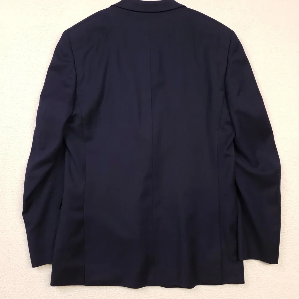 Jos. A. Bank Traveler Travel Tech Blazer Mens 42 Long Navy Blue Slim Fit Wool
